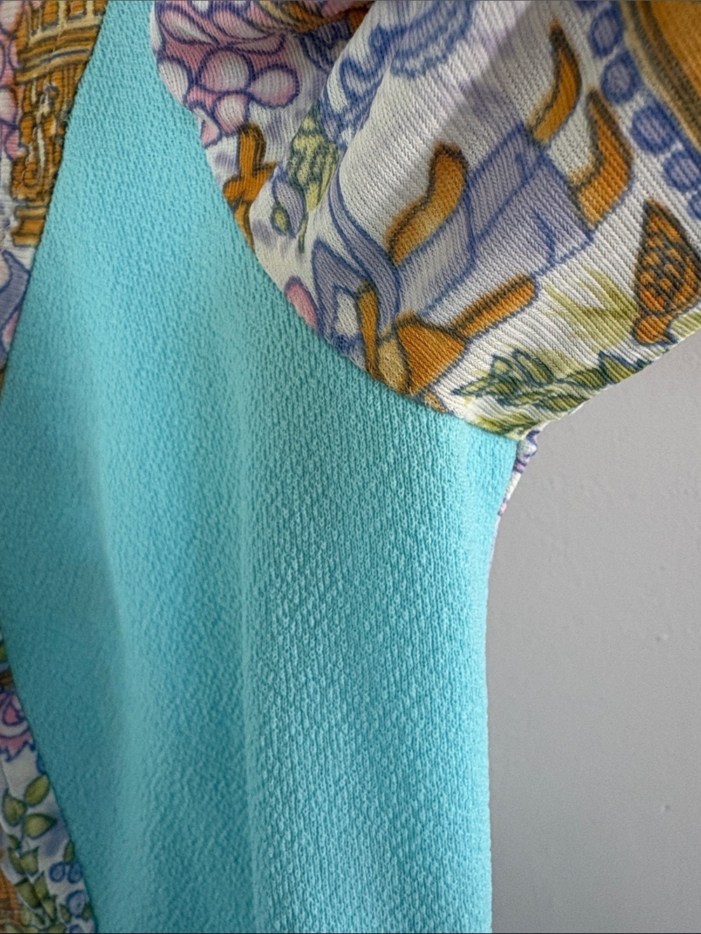 Vintage 60’s Dress Butterfly point collar Skimmer dress - Picture 10 of 12